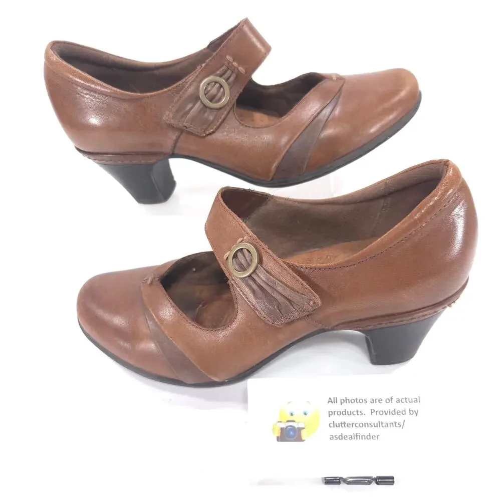 Cobb Hill By New Balance Heeled Mary Jane Shoe Womens Size 7 CAI18AL Brown